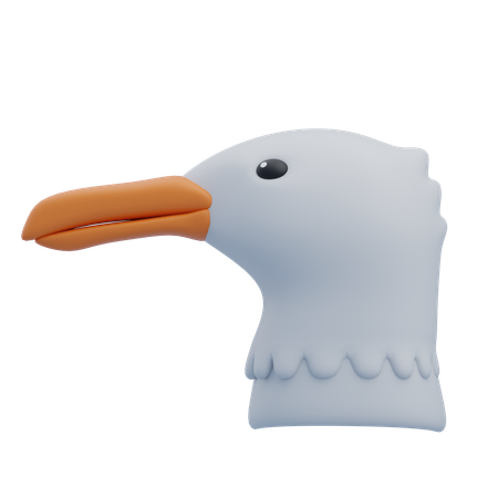 Mouette ivoire  3D Icon