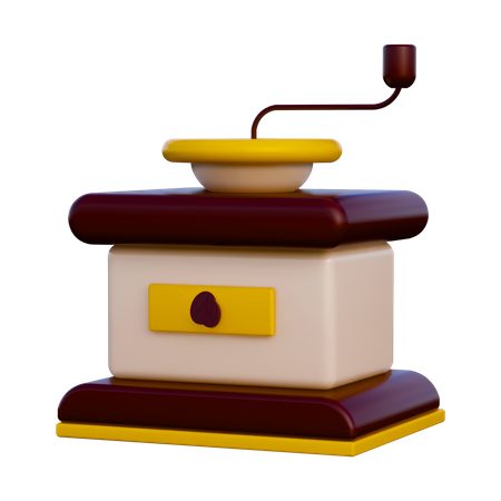 Moulin à café  3D Illustration