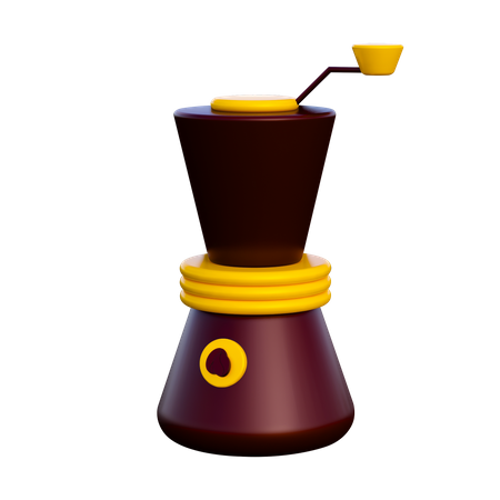 Moulin à café  3D Illustration