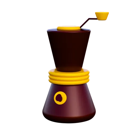 Moulin à café  3D Illustration