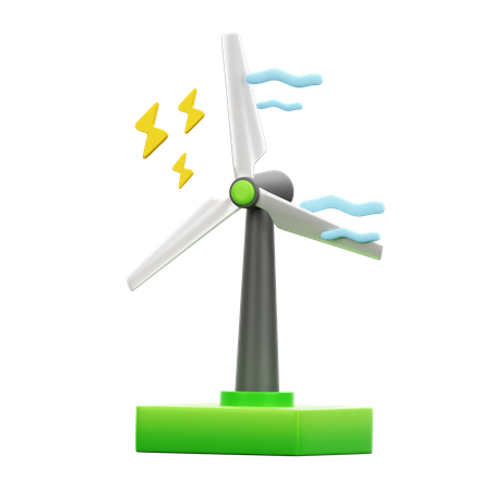 Moulin à vent  3D Icon