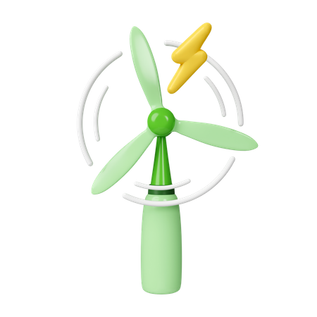 Moulin à vent  3D Icon