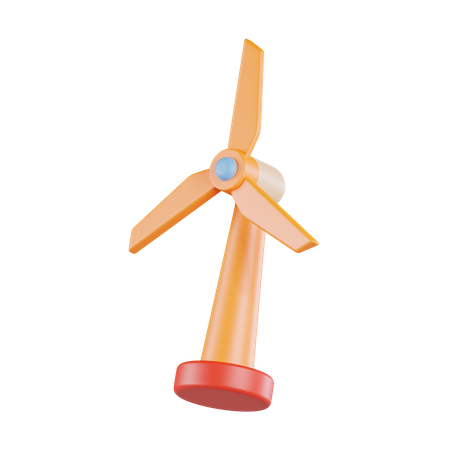 Moulin à vent  3D Icon