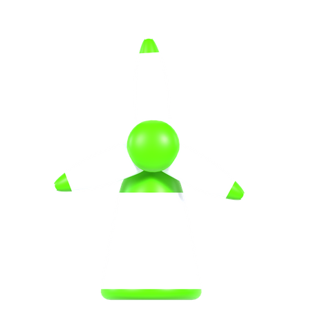 Moulin à vent  3D Icon