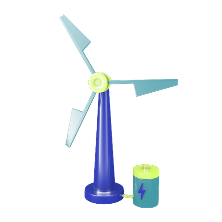 Moulin à vent  3D Icon