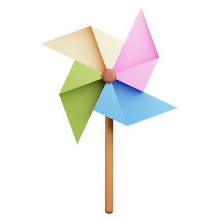 Moulin à vent  3D Icon