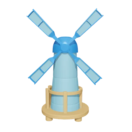 Moulin à vent  3D Icon