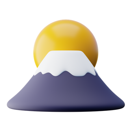 Mount Fuji  3D Icon