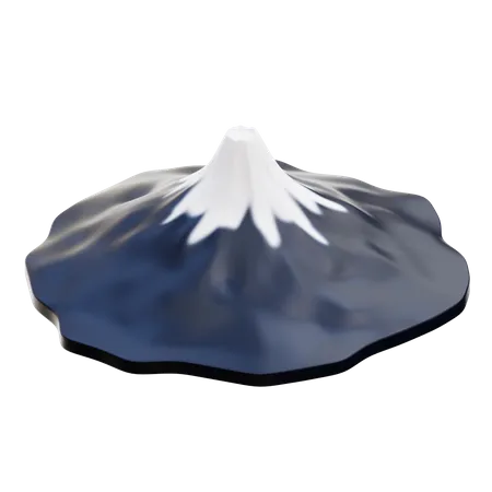 Mount Fuji  3D Icon