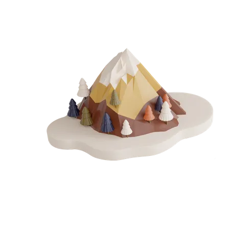 Mountain  3D Icon