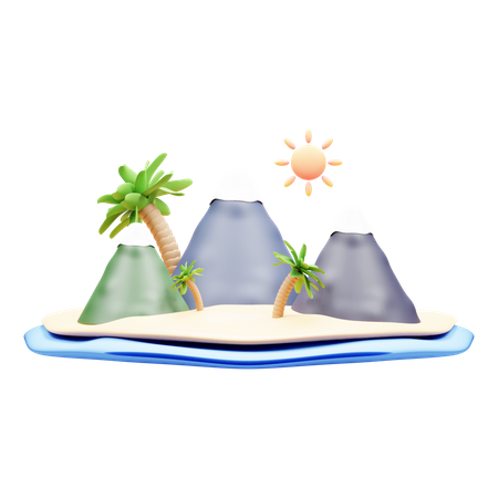 Mountain  3D Icon