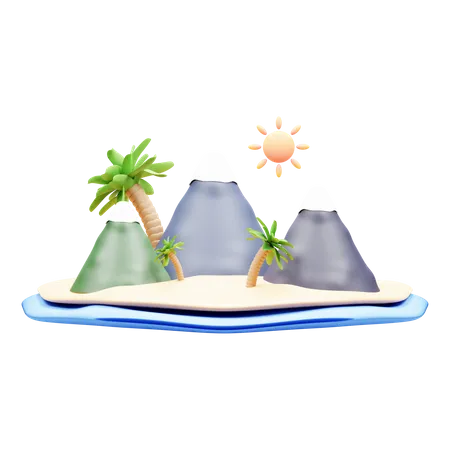 Mountain  3D Icon