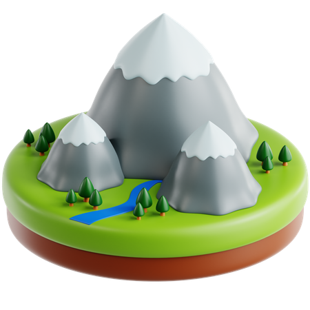 Mountain  3D Icon