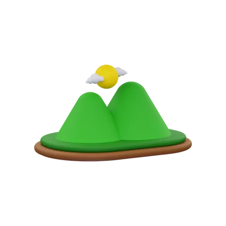 Mountain  3D Icon