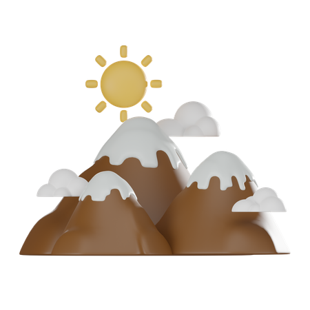 Mountain  3D Icon