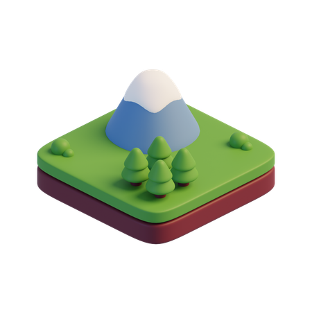 Mountain  3D Icon