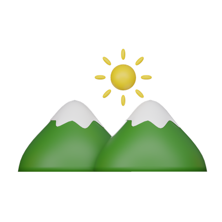 Mountain  3D Icon