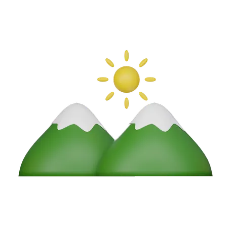 Mountain  3D Icon