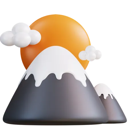 Mountain  3D Icon