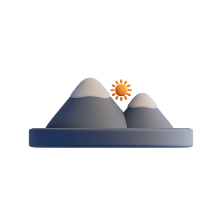 Mountain  3D Icon
