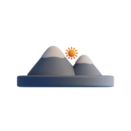 Mountain  3D Icon
