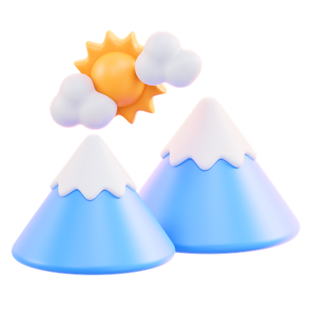 Mountain  3D Icon