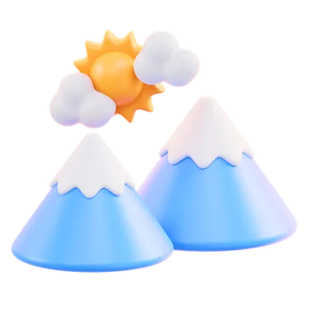 Mountain  3D Icon