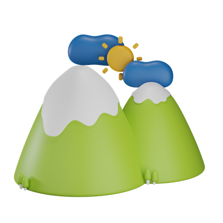 Mountain  3D Icon