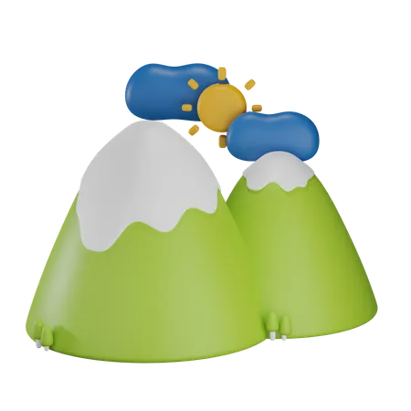 Mountain  3D Icon