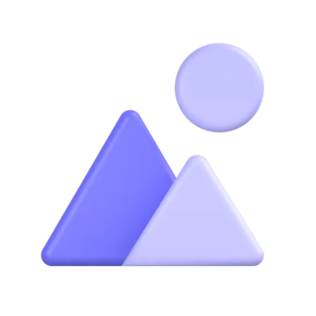 Mountain  3D Icon