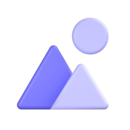 Mountain  3D Icon