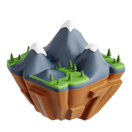 Mountain  3D Icon