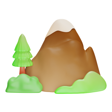 Mountain  3D Icon