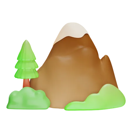 Mountain  3D Icon