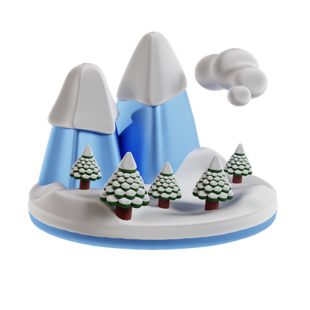 Mountain  3D Icon