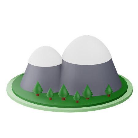 Mountain  3D Icon