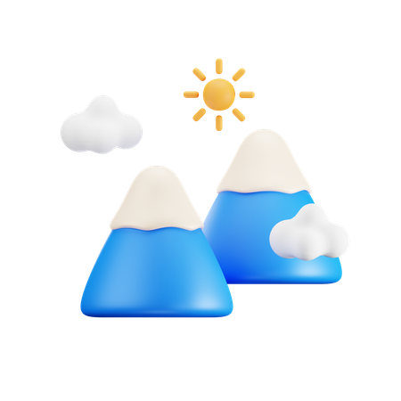 Mountain  3D Icon