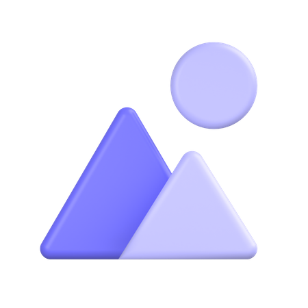 Mountain  3D Icon