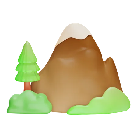 Mountain 3D Icon