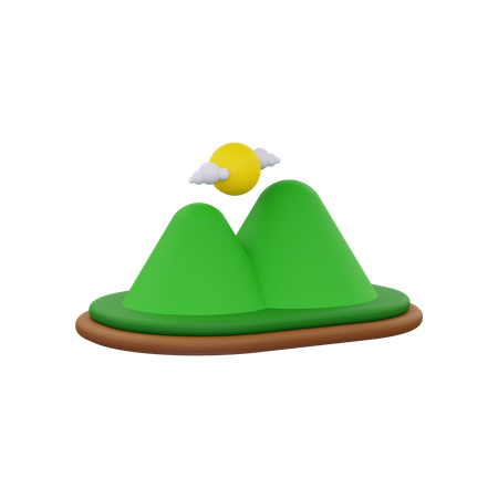 Mountain 3D Icon