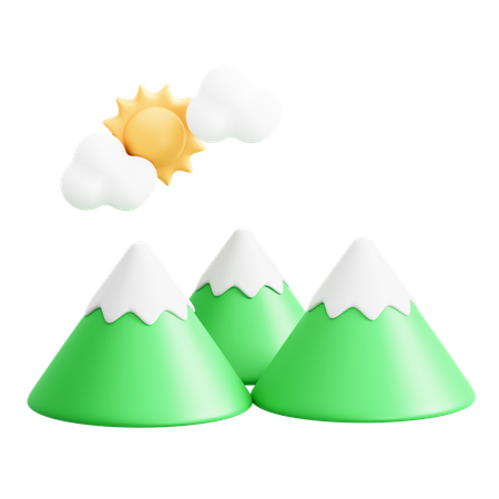 Mountain  3D Icon