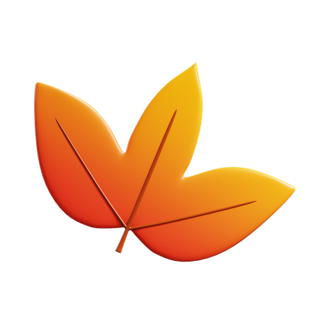 Mountain ash leaf  3D Icon