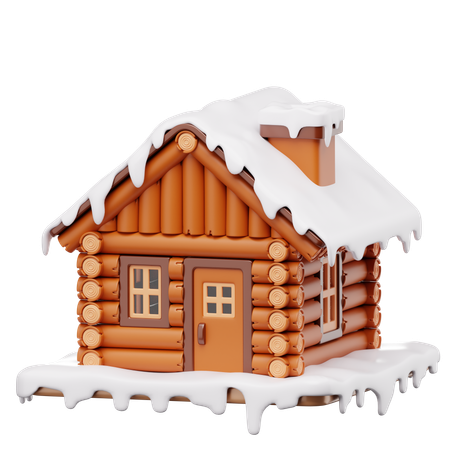 Mountain Cottage  3D Icon