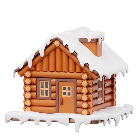 Mountain Cottage  3D Icon