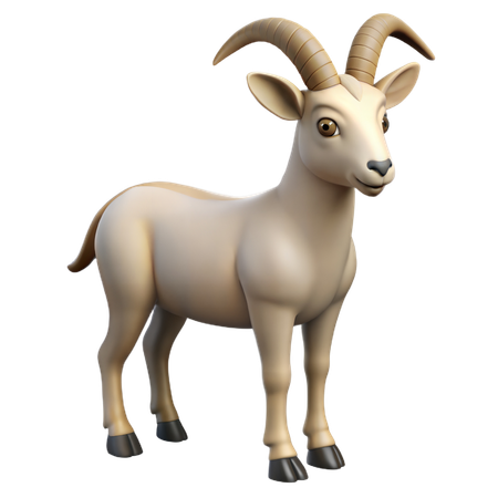 Mountain Goat  3D Icon