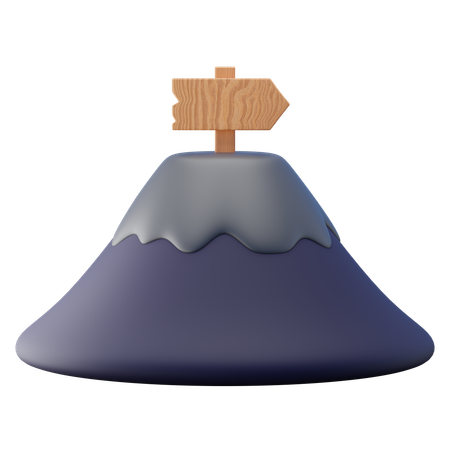 Mountain Peak  3D Icon