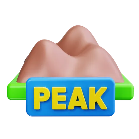 Mountain Peak  3D Icon