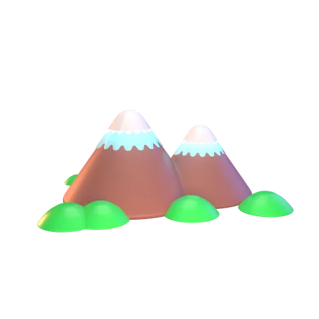 Mountain Peak  3D Icon