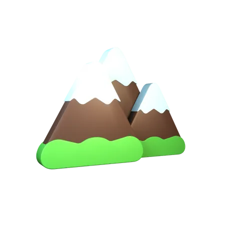 Mountain Peak 3D Icon