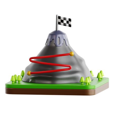 Mountain Stage  3D Icon